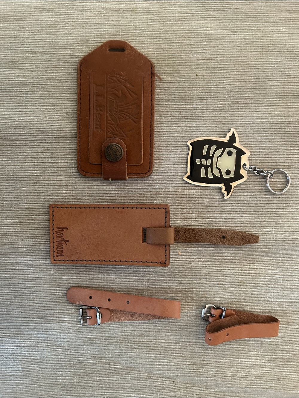 Luggage tags and keychains